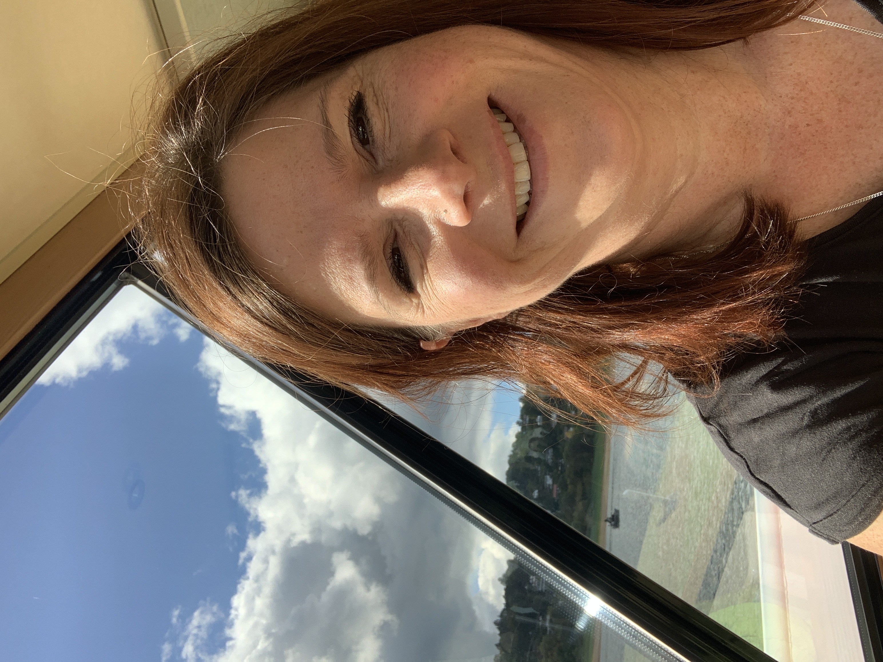 Kerstin Guckert, Selfie im Sonnenschein